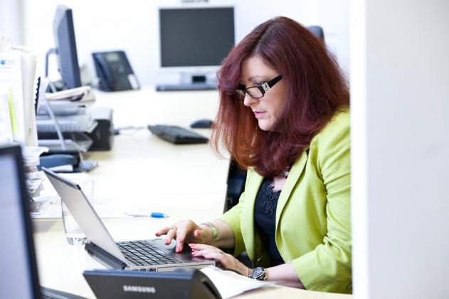 The team at work