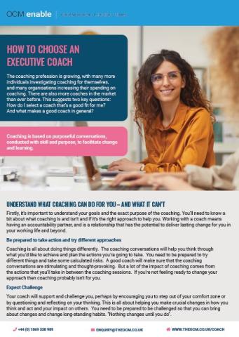How to Choose an Exec Coach Image