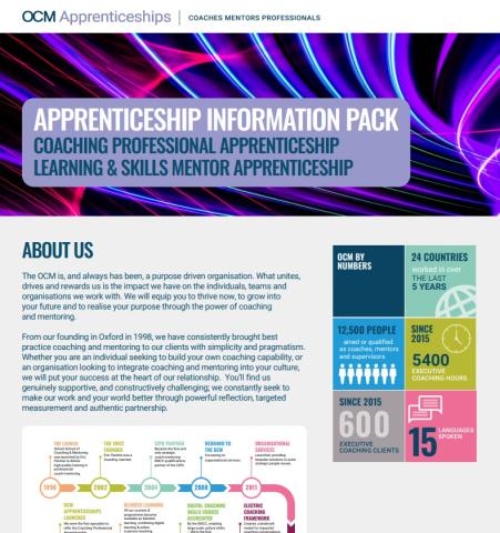 Apprenticeship info pack